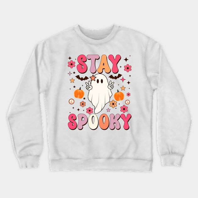 Stay Spooky Crewneck Sweatshirt by LMW Art